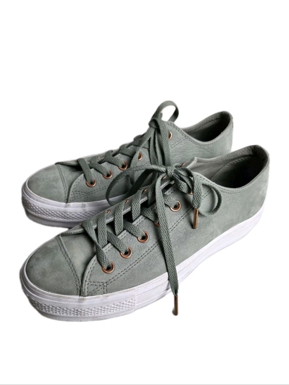 CONVERSE All Star LIFT PLATFORM Gray DARK STUCCO Sneakers WOMENS 10 (561399C)